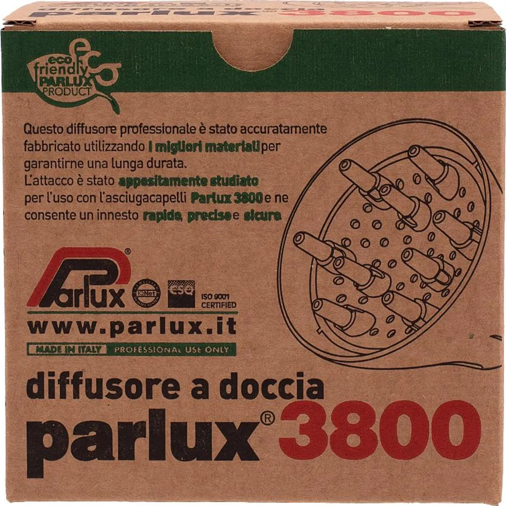 Accessorio Parlux 3800: Diffusore a Doccia Professionale Anti-Crespo - 2
