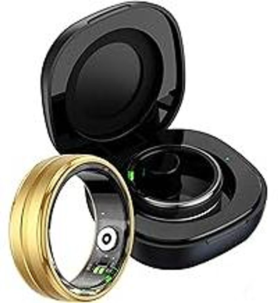 findtime Smart Ring Fitness Tracker Schrittzähler Kalorienzähler Smartringe für Herren Damen Android iOS Pulsmesser Fitness Ring Tracker Schlaf ...