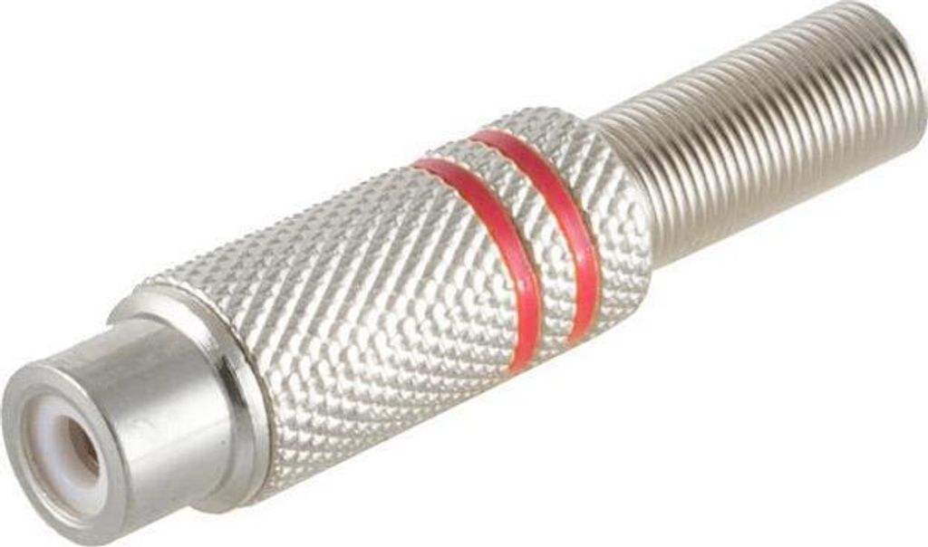 shiverpeaks BS52001-R Drahtverbinder RCA Edelstahl (BS52001-R)