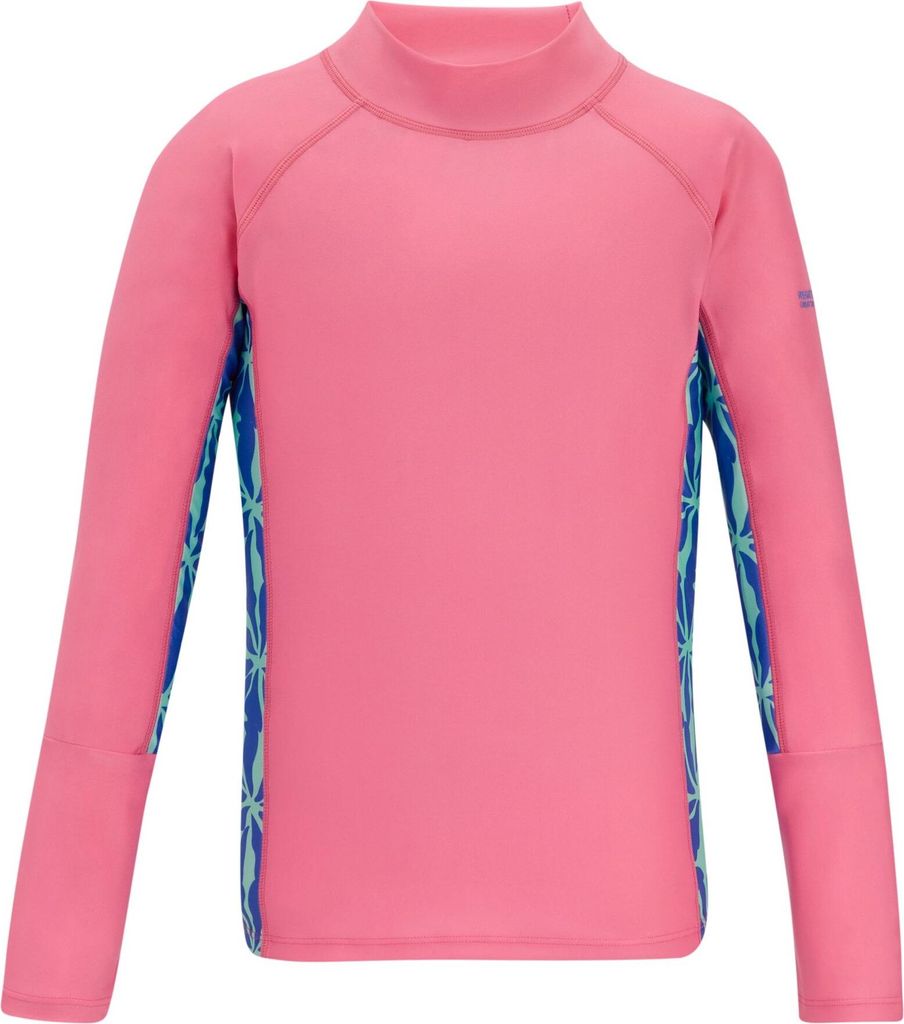 Regatta - "Hoku II" Schwimm-Top für Kinder RG12521 (128) (Pink Lemonade/Sonic-Blau)