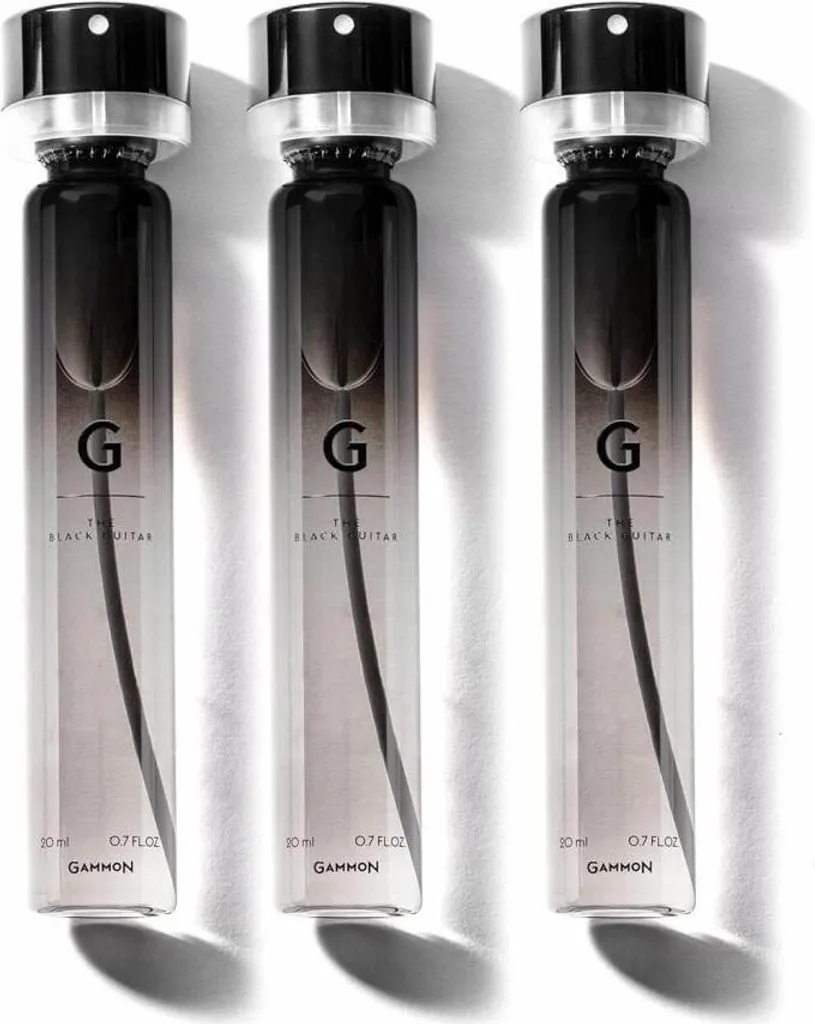 GAMMON 8833 Black Guitar Parfum Recharge-Set G 3x20ml | Uomo Fragranza