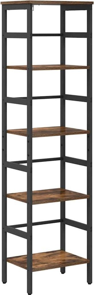 Bücherregal Geräucherte Eiche 40 x 29,5 x 149 cm Holzwerkstoff