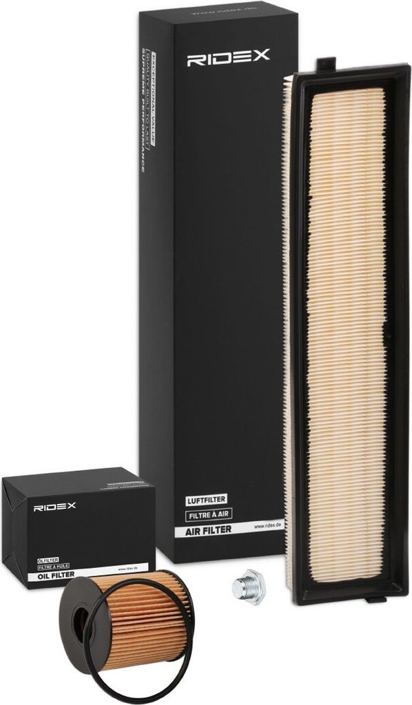 RIDEX Filterset Inspektionspaket Filtersatz passend für PEUGEOT 206 Schrägheck (2A/C) 206 CC (2D) 308 SW I (4E, 4H) 307 CC (3B) 307 (3A/C) 307 SW