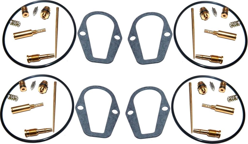 4x Vergaser-Reparatursatz für HONDA CB 550 K Four 1974-1975, CAB-H14