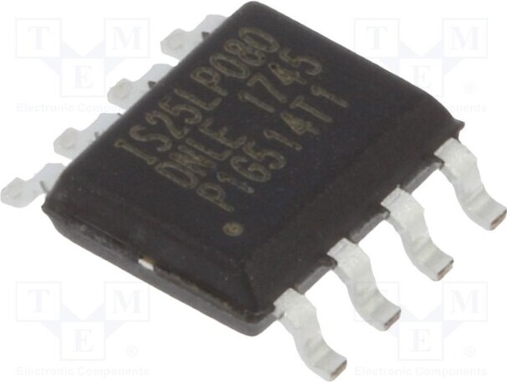 1x FLASH Speicher 8Mbit 2,3÷3,6V DTR,QPI, 133MHz IS25LP080D-JNLE Serielle FLASH-