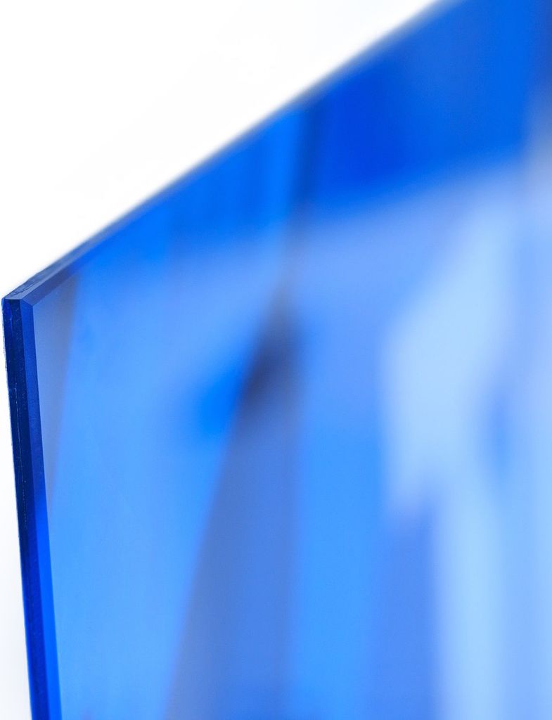 Tulup Glas-Bild - 100 x 70 - Wandbild aus Glas - Wandkunst - Wandbild hinter gehärtetem Sicherheitsglas - Blumen & Pflanzen - Flieder Zen Steine...