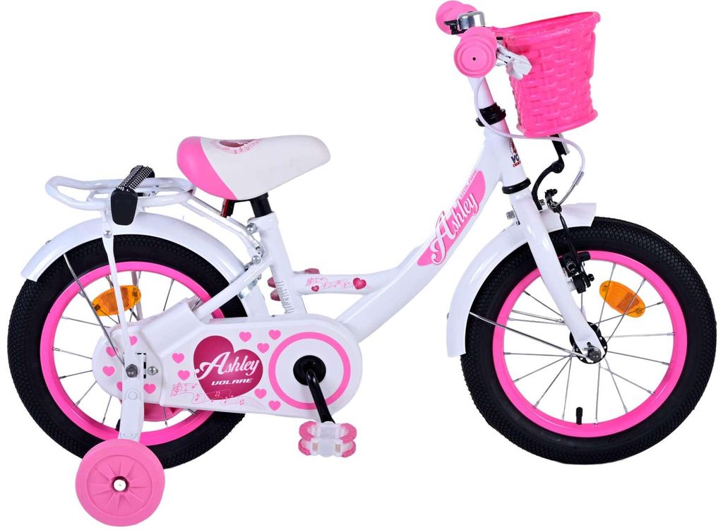 Volare Ashley Kinderfahrrad - Mädchen - 14 Zoll - Weiss Produktbild 