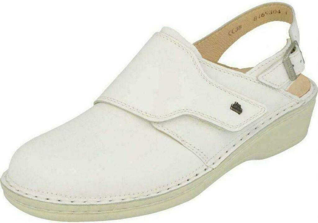 Finn Comfort, Assuan, damskie, chodaki, biały, wygodny, Zdjęcie produktu 