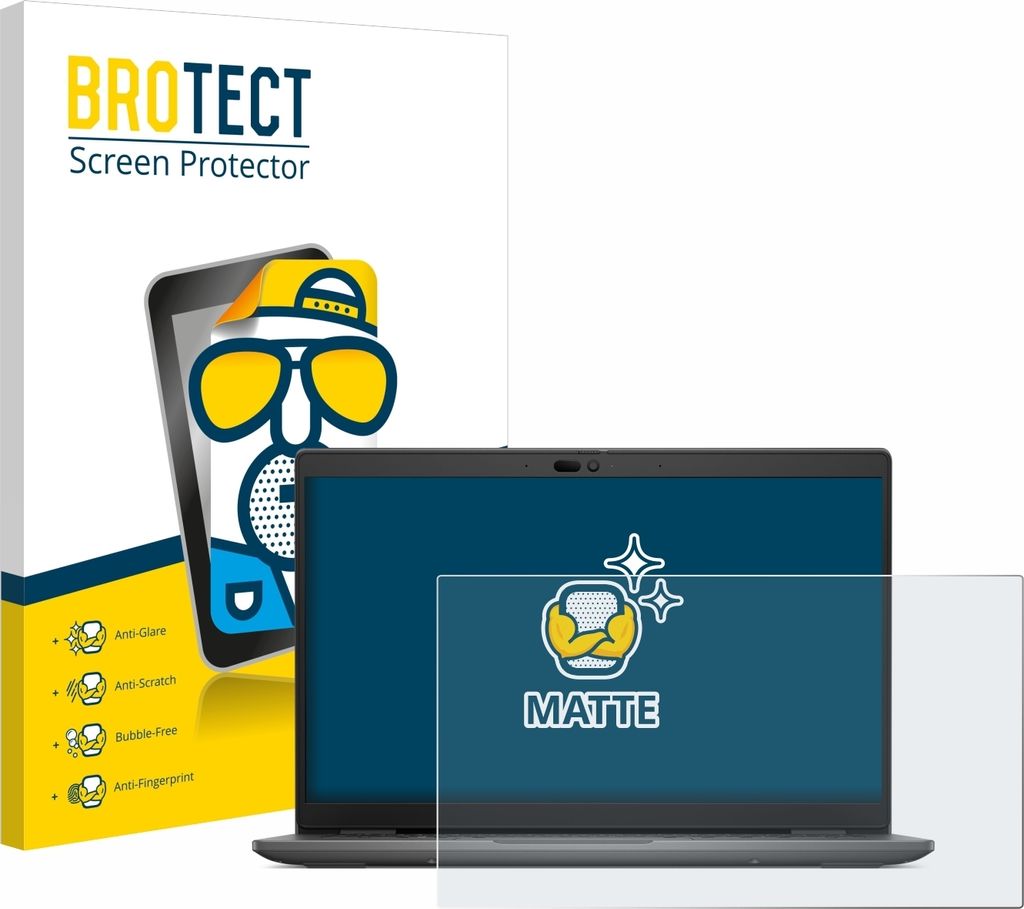 BROTECT Schutzfolie für Dell Latitude 3440 Laptop Displayschutz Displayschutzfolie Folie Matt Entspiegelungsfolie