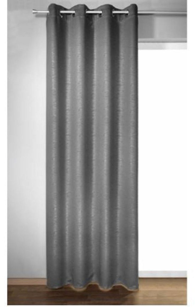 Ösenschal "Orion" Farbe grau - Größe (HxB) 245x135cm