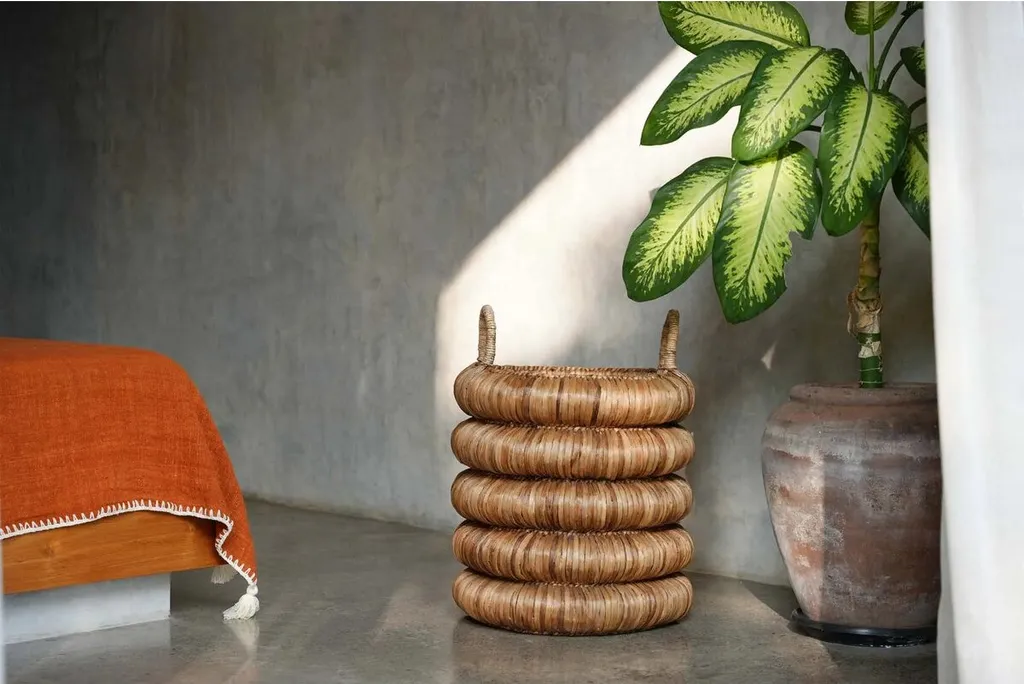Panier de rangement pour linge et jouets Rootz Chunky - Style naturel - 4