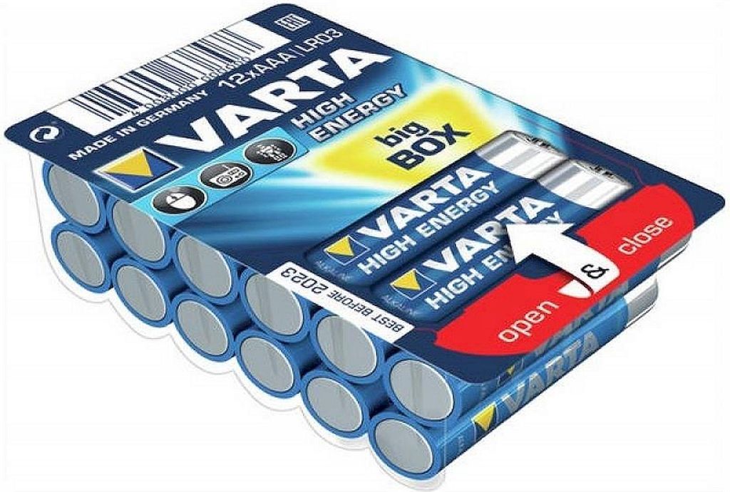 VARTA Alkaline Batterie Longlife Power BIG BOX Micro AAA Produktbild 