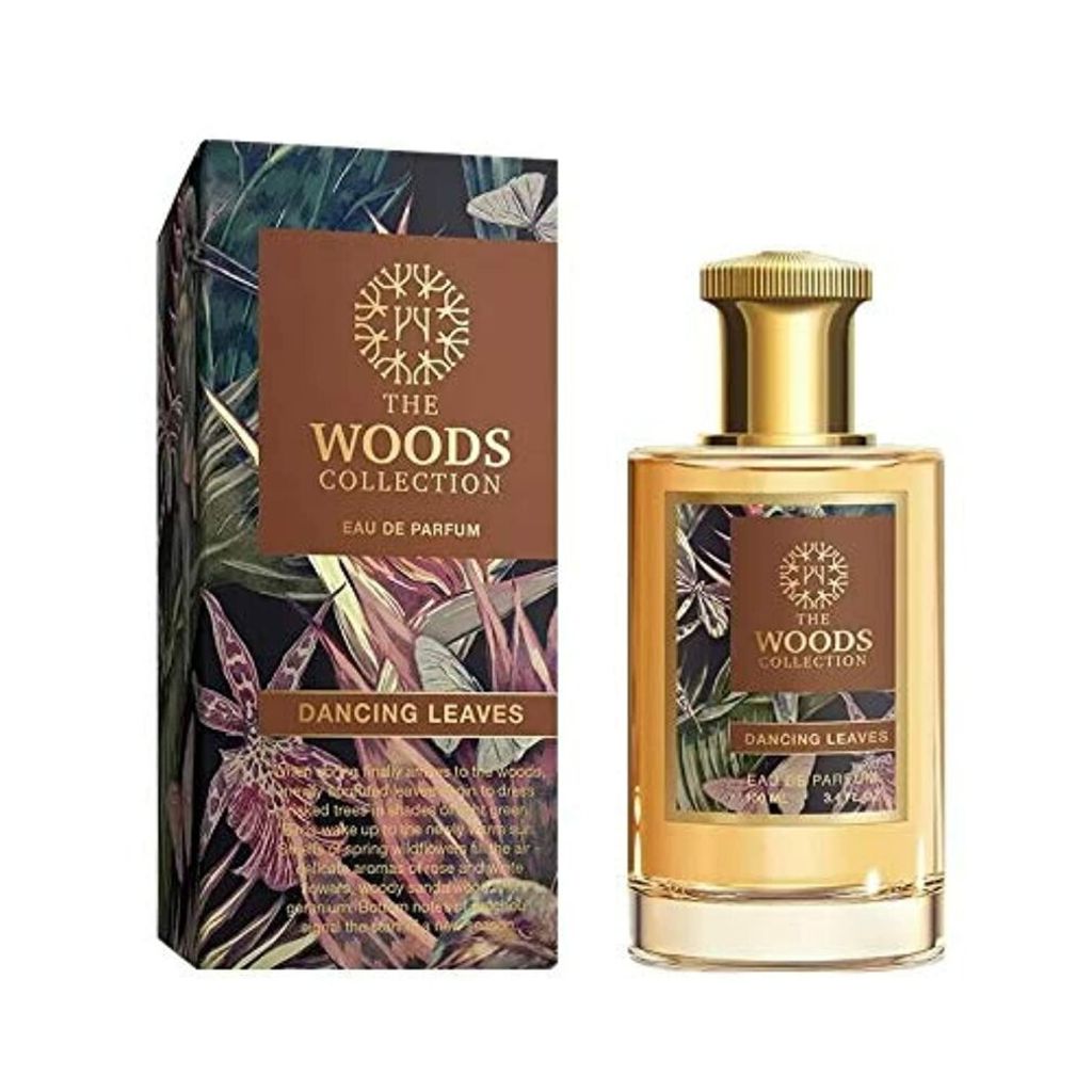 A perfume bottle and its box are displayed side-by-side against a white background.