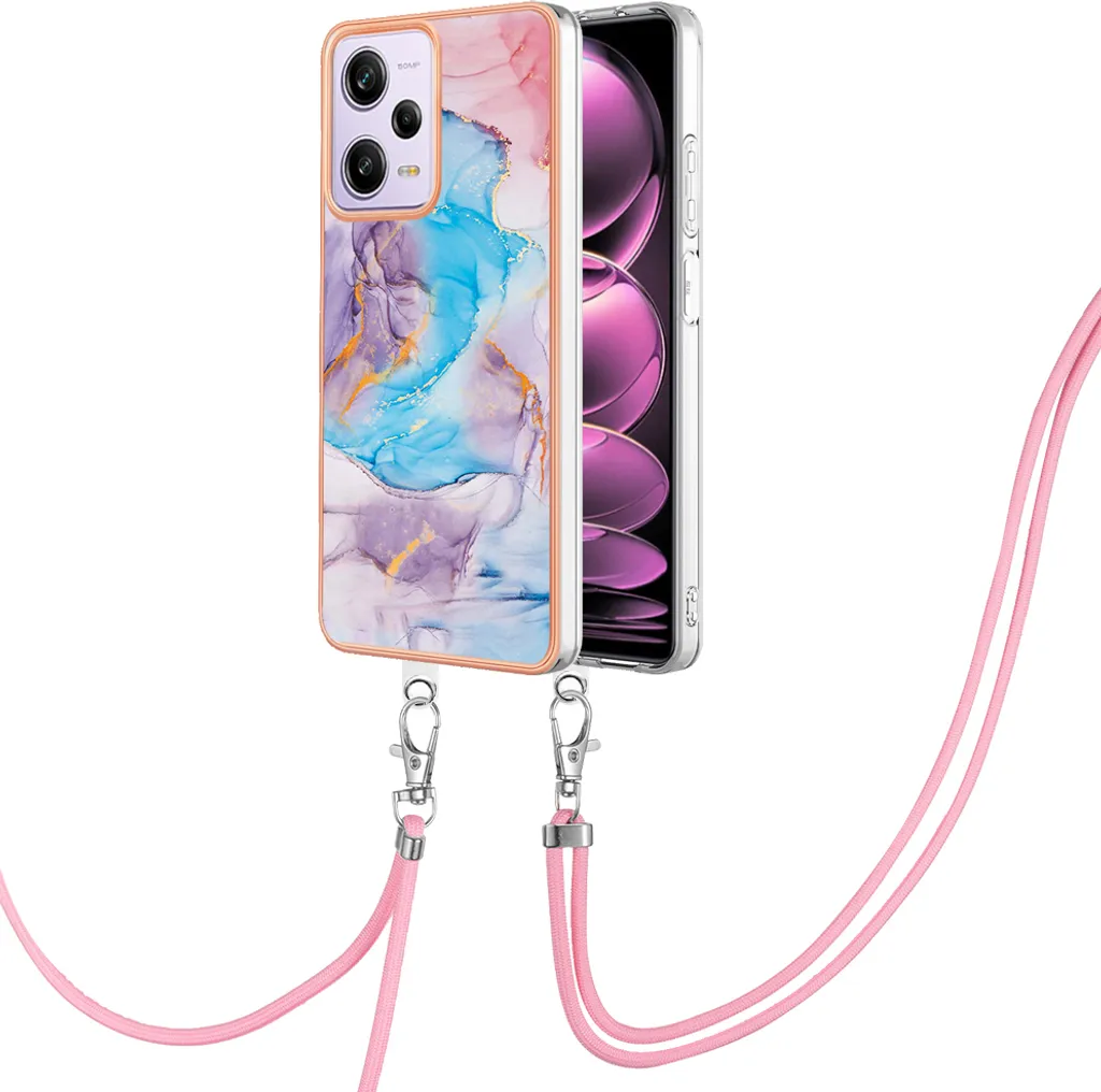Custodia Anti-Caduta con Cordino per Xiaomi Redmi Note 12 Pro 5G