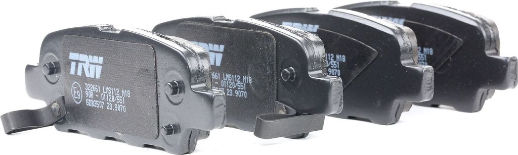 TRW GDB3507 Bremsbelagsatz, Scheibenbremse OE 4586001 kompatibel mit Cube, Juke, Maxima, Murano, Pathfinder, Qashqai, Rogue, Teana II, Tiida, X-Tra...