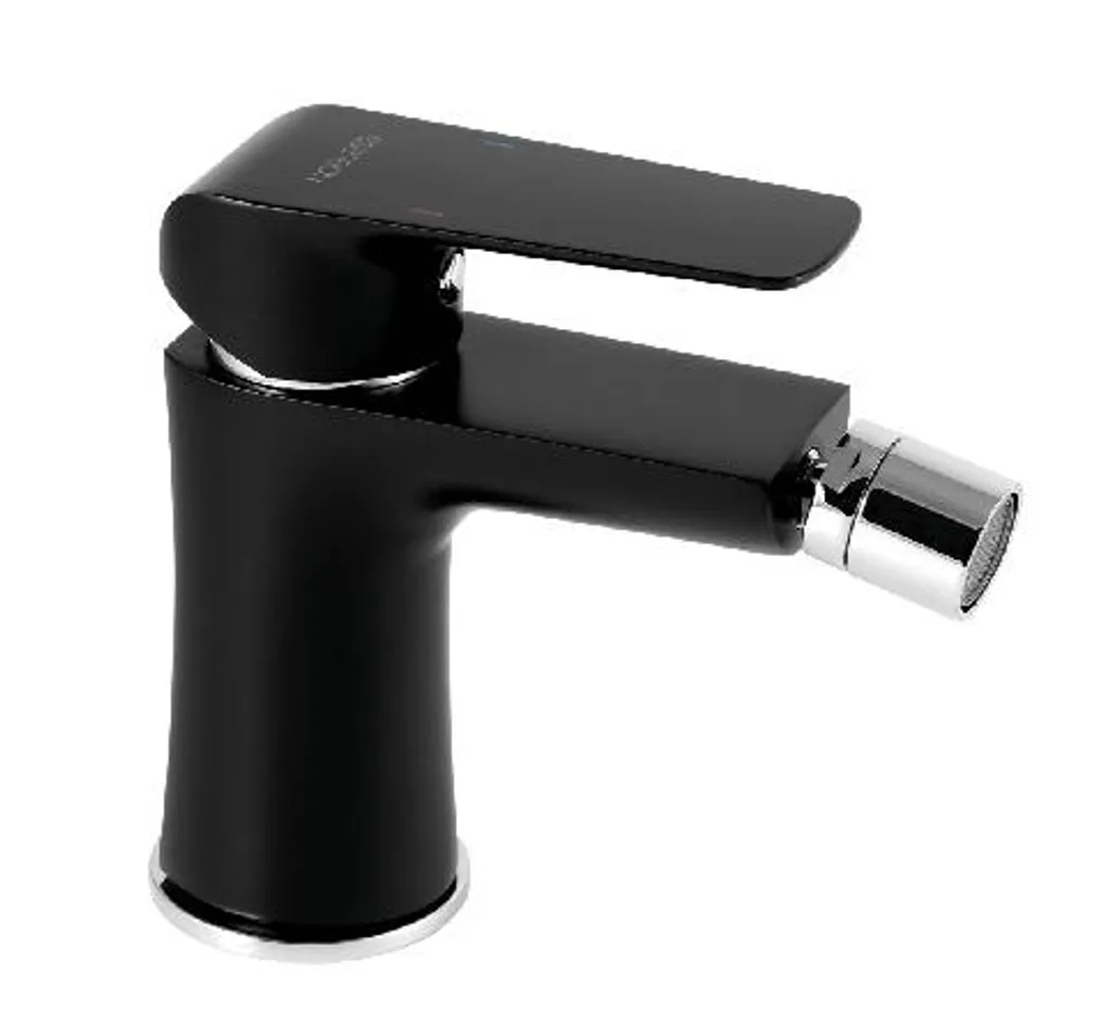 Miscelatore per bidet Novaservis Nobless Tina nero con bocca di erogazione 38011,5