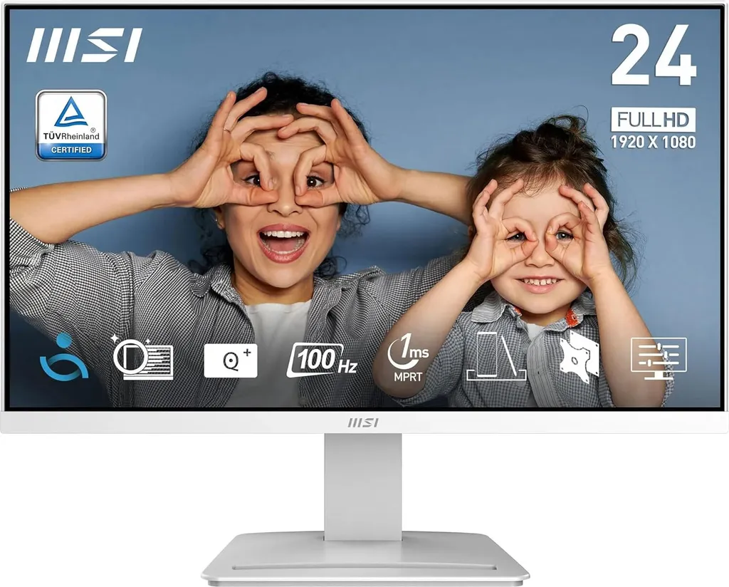 MSI PRO MP2412WDE Écran PC 24 Pouces Full HD 100Hz HDMI DisplayPort