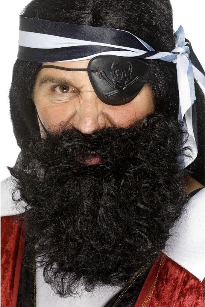 Piratenbart Bart Pirat Seeräuberbart Seeräuber Produktbild 