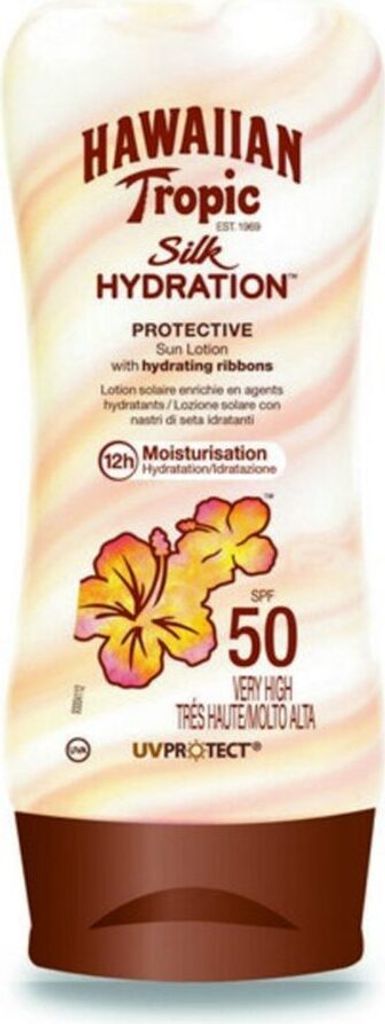 Hawaiian Tropic Silk Hydration schützende Sonnenlotion Produktbild 