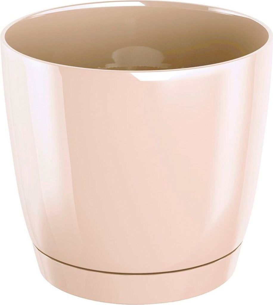 Coubi Creme runder Blumentopf mit Sockel 15.5x14.2cm Produktbild 