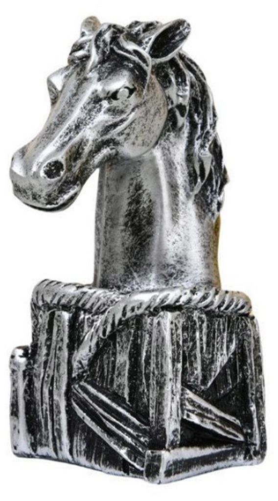 Doppelte Pferdekopfskulptur aus Kunstharz, liebevolle Pferdefigur für Wohn- und Schlafzimmer, romantische Reiterstatue für Pferdeliebhaber, Gesch...