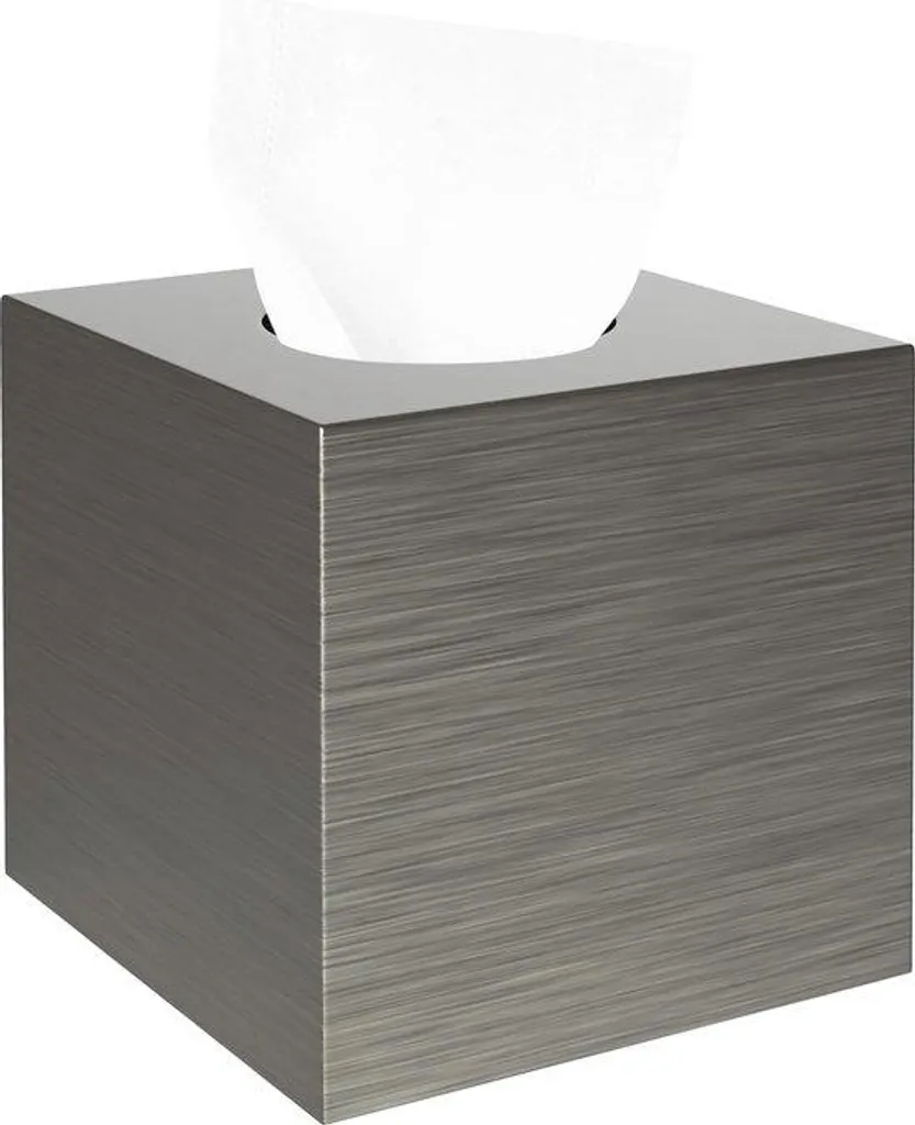 Support papier essuie-tout gris argenté avec tiroir pour bureau et auto