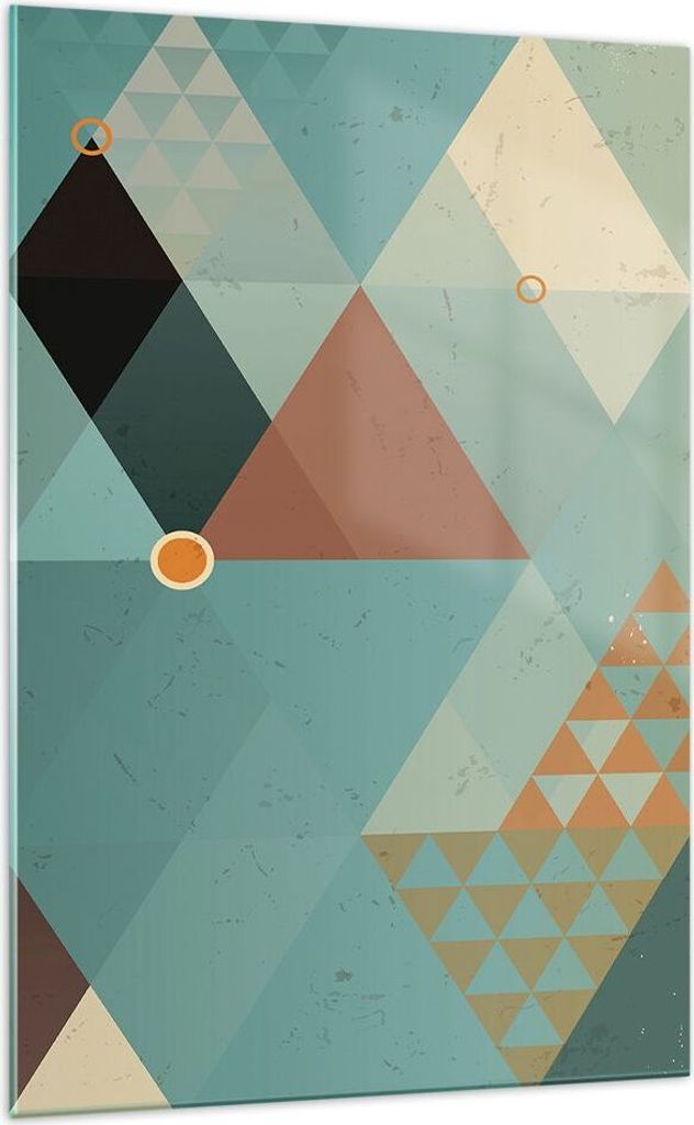 Bilder auf glas - Einteilig - Abstraktion modern - 70x100cm Produktbild 