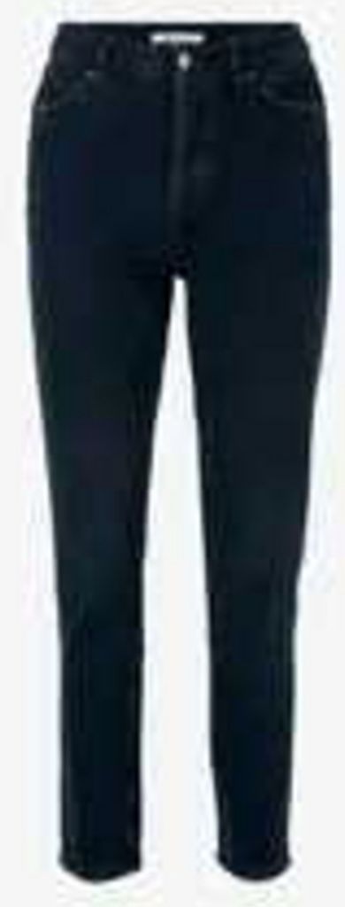 29129 Tom Tailor, Mom Fit, Damen Jeans Hose, Denim ohne Stretch, darkblue, W 25
