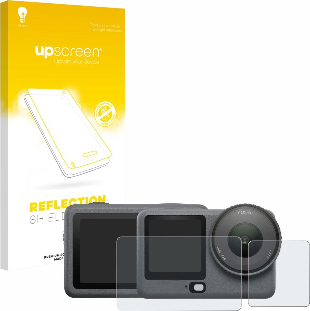 upscreen Schutzfolie für DJI Osmo Action 6 Displayschutz Displayschutzfolie Folie Matt Entspiegelungsfolie