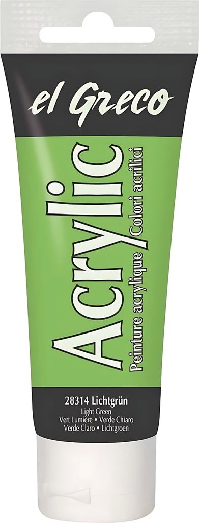 KREUL el Greco Acrylic Lichtgrün 75 ml Tube