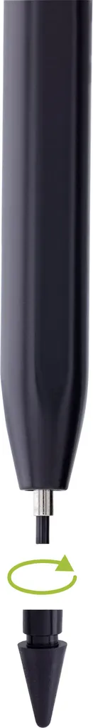 Stylet InLine 55468S pour iPad avec Batterie Rechargeable USB-C Noir