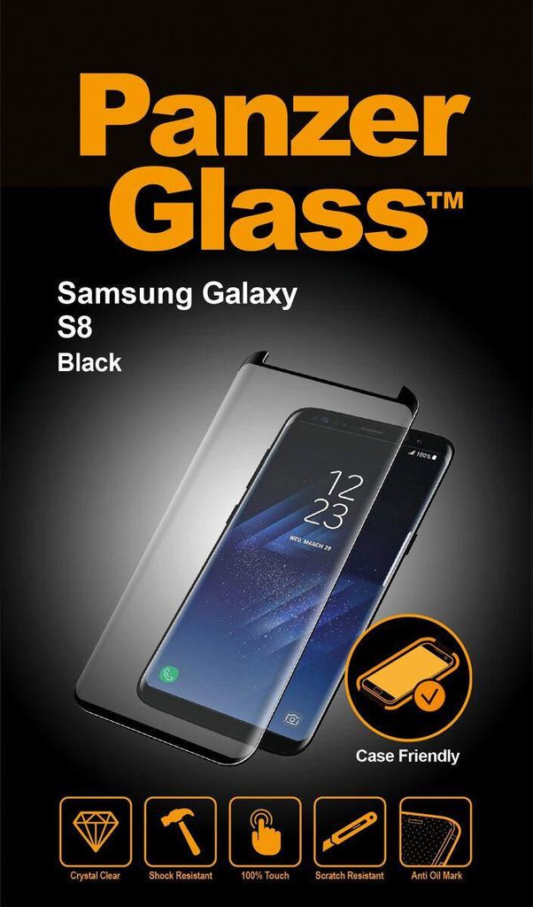 PanzerGlass Case Friendly Screenprotektor Samsung Galaxy S8 Produktbild 