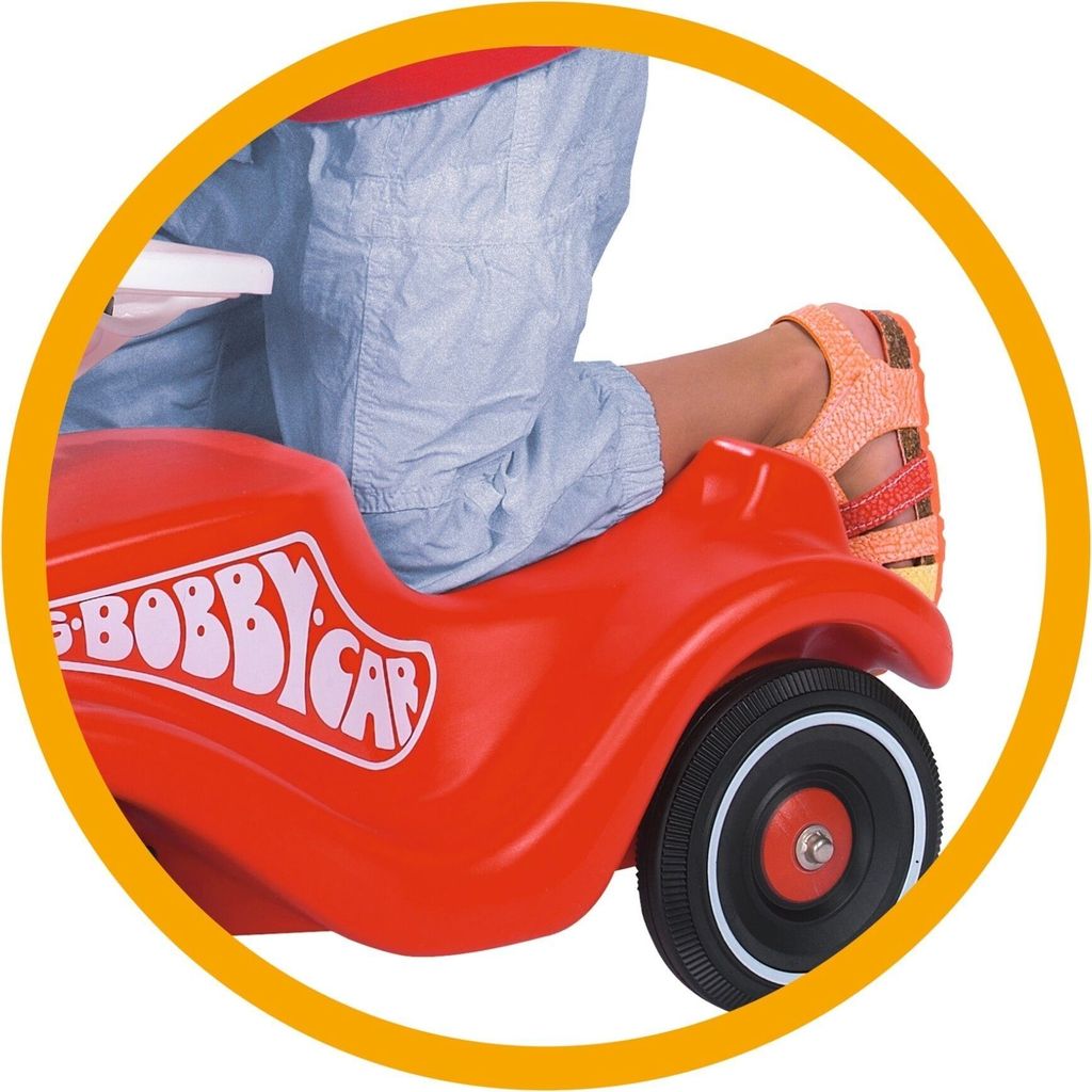 Big Bobby Car Classic z oponami Whisper czerwony 56053 Zdjęcie produktu 8