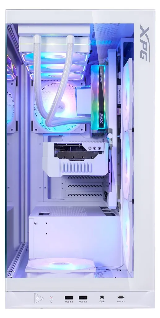 Boîtier Gaming XPG INVADER X BTF Blanc pour Configuration PC sans Câble - 6