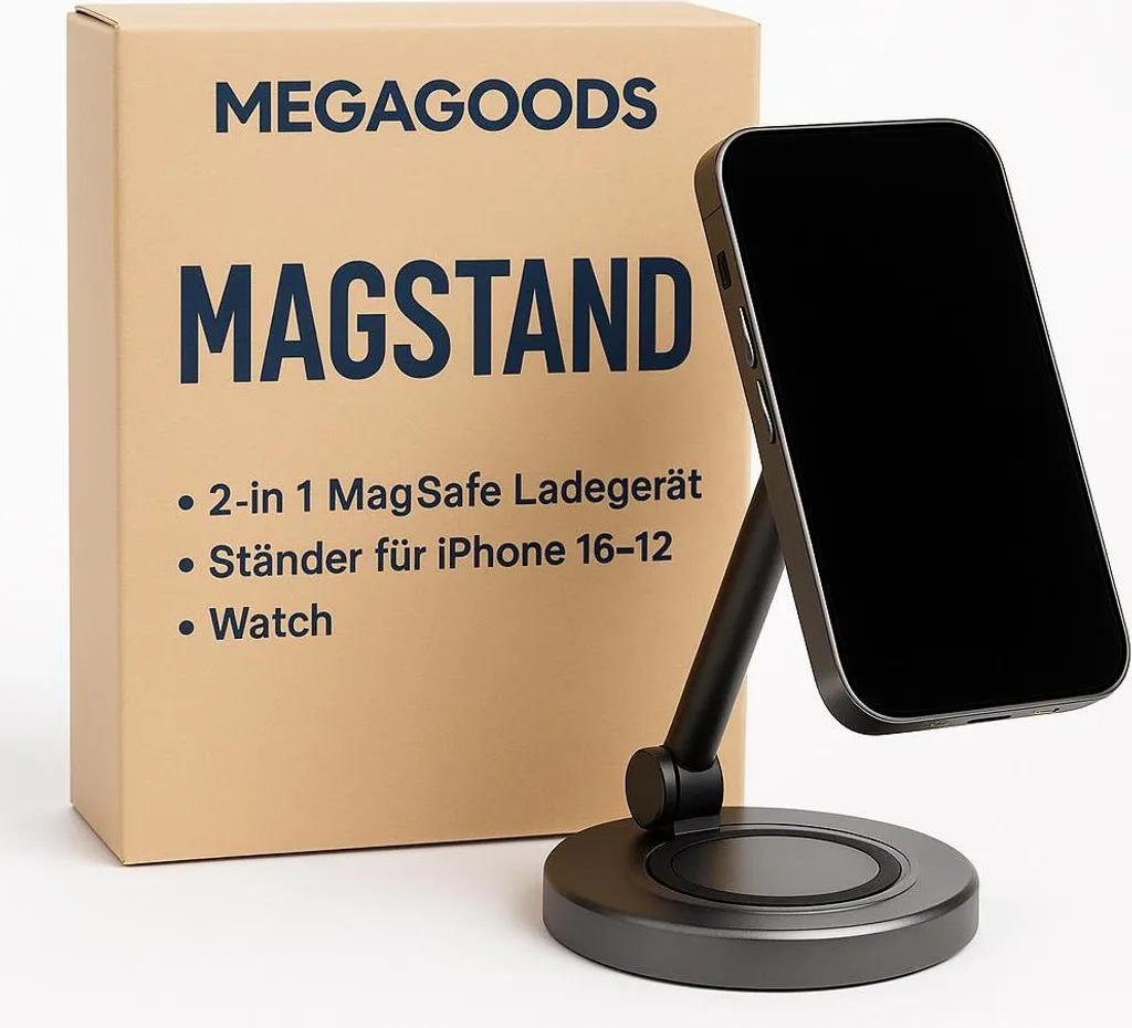 Chargeur MagSafe 2 en 1 pour iPhone 16 : fini les câbles encombrants !