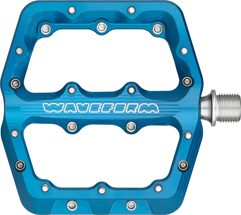 Pédales Wolf Tooth Waveform Small Bleues : Performance VTT Haut de Gamme - 2