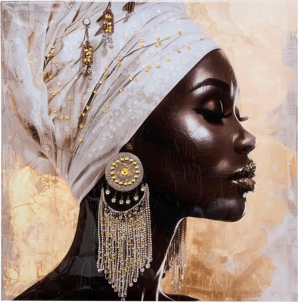 Bedruckte leinwand mercury gold 60x60cm - Atmosphera créateur d'intérieur
