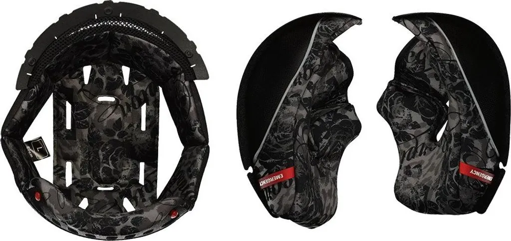 Corriger le maintien du casque avec l'intérieur Scorpion Exo-491 Noir S Neuf