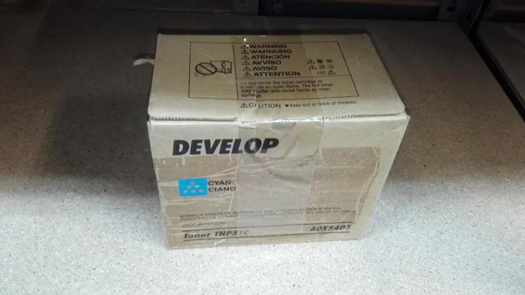Cartouche de Toner Cyan TNP51C - Develop Original A0X54D5 - 3