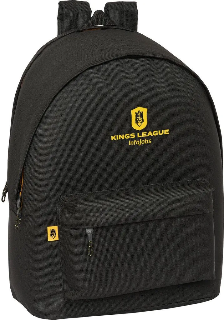 Zaino Kings League Nero USB | Accessorio Ufficiale Laptop 15.6"