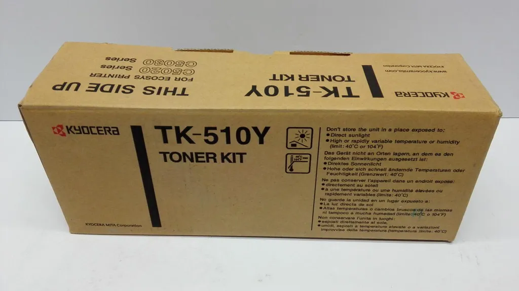 Kyocera TK-510Y Toner Giallo Originale 1T02F3AEU0 - 8000 Pagine