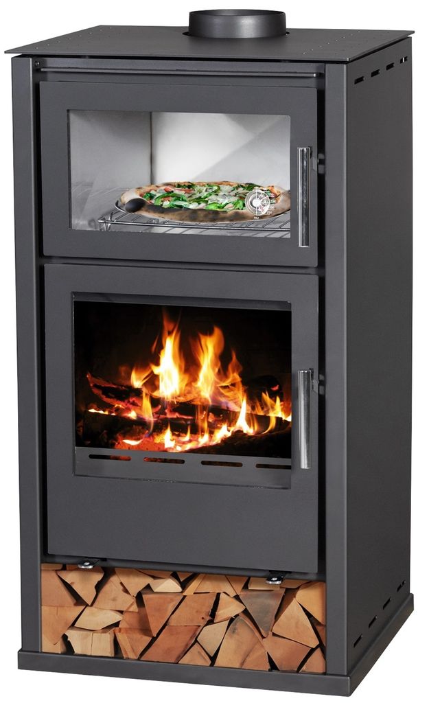 Kaminofen Victoria Regina F mit Backfach + ext. Zuluft Produktbild 