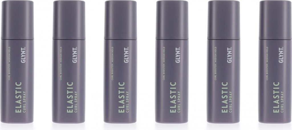 GLYNT Elastic Curl Spray 6 x 150 ml für Locken Gelspray mittlerer halt Set
