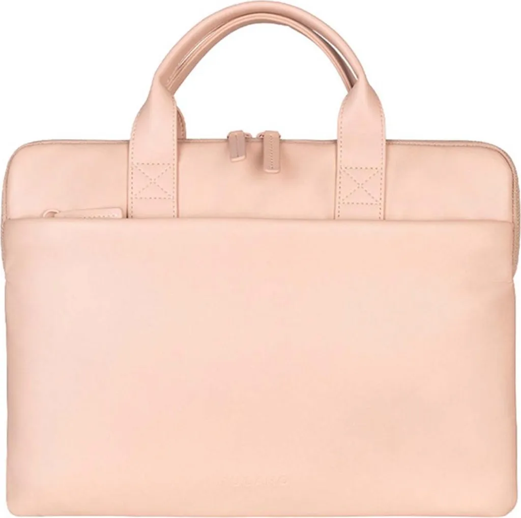 Sacoche PC portable 15 pouces Tucano Isotta rose rembourrée et fine