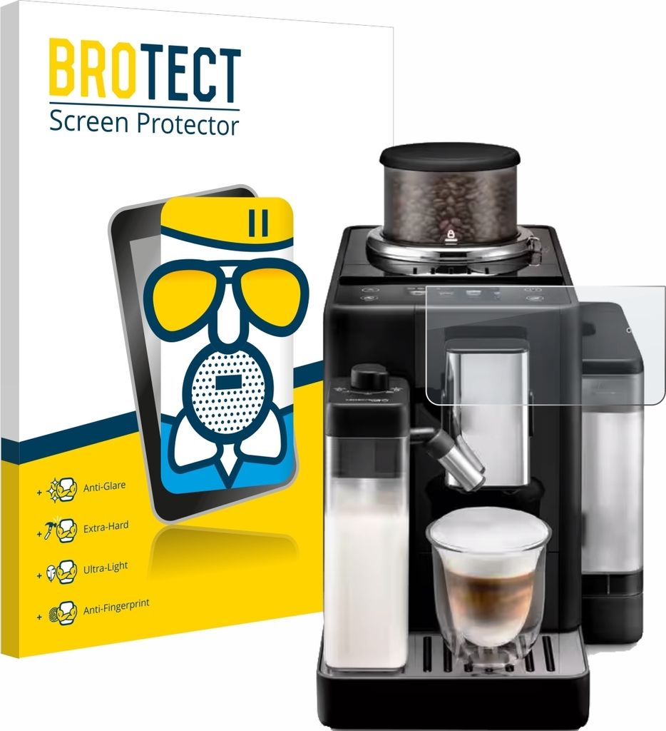 BROTECT Entspiegelungs Schutzglas für DeLonghi Rivelia Schutzfolie Panzer Folie Glas Display Schutz matt