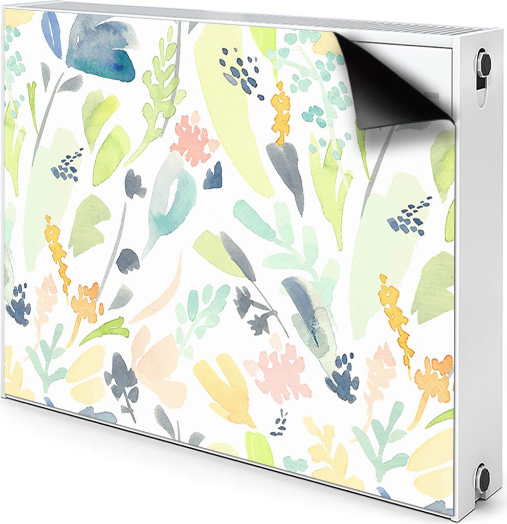 Magnet Heizkörperabdeckung Heizkörperverkleidung Verkleidung Abdeckung 90x60 cm - Blumen