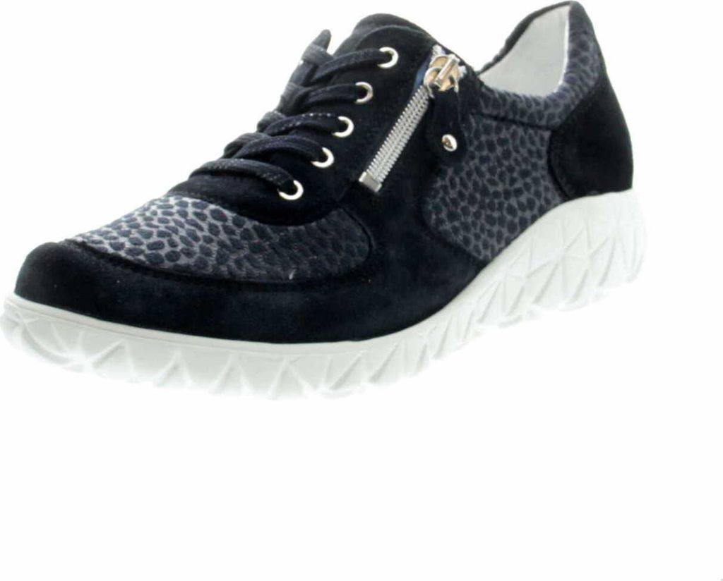 Waldläufer Hiroko 20 Damenschuhe Schnürschuhe Sportive Sneaker Schwarz Freizeit