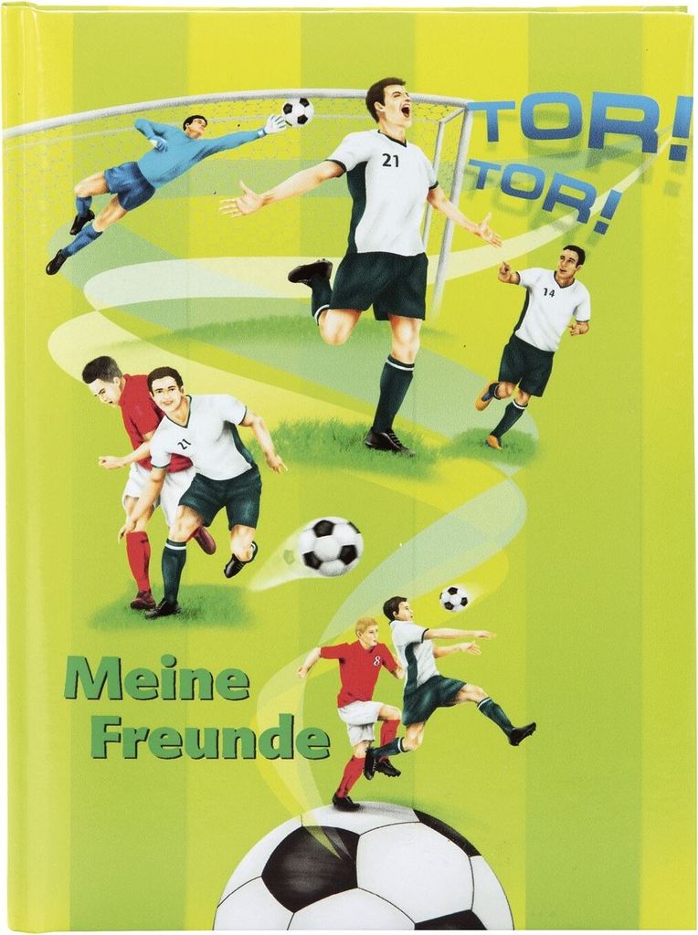 Goldbuch Fussballer, Mehrfarbig, 88 Blätter, Hardcover, Kinder, Männlich, 150 mm