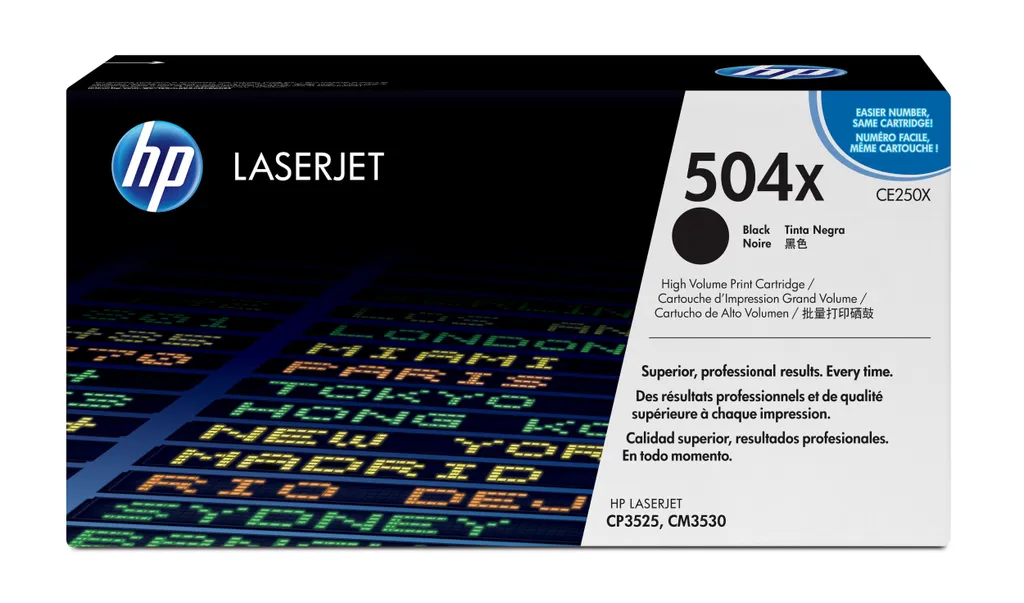 HP 504X Nero Originale CE250X - Toner Laser Alta Resa 1pz - 1