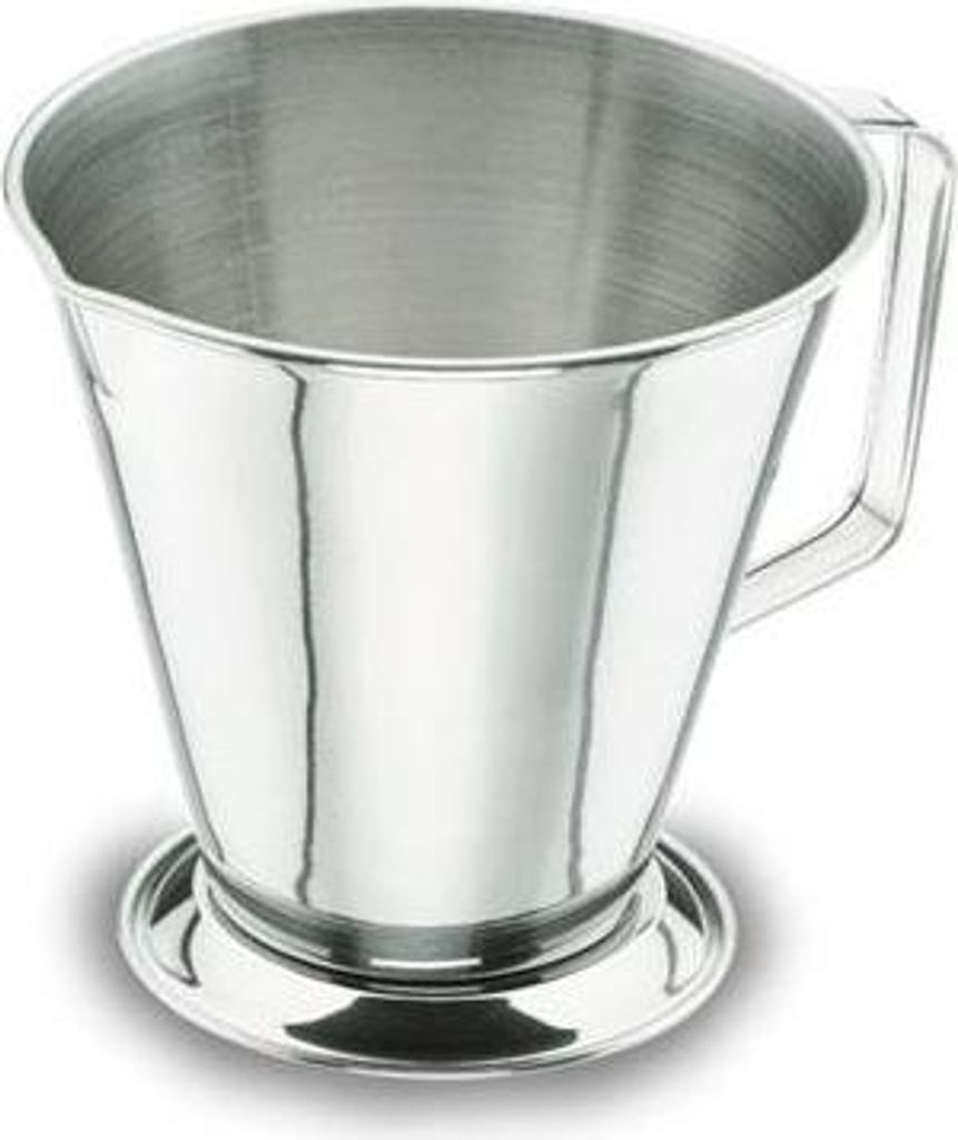 Lacor Messbecher aus Edelstahl - Küchenzubehör - 1L